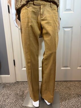 Free People women’s low rise straight leg Chinos in Caramel